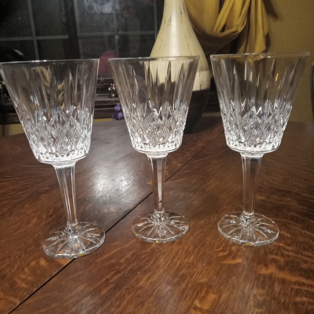Godinger Caitlin Crystal Water Goblets Set Of 3